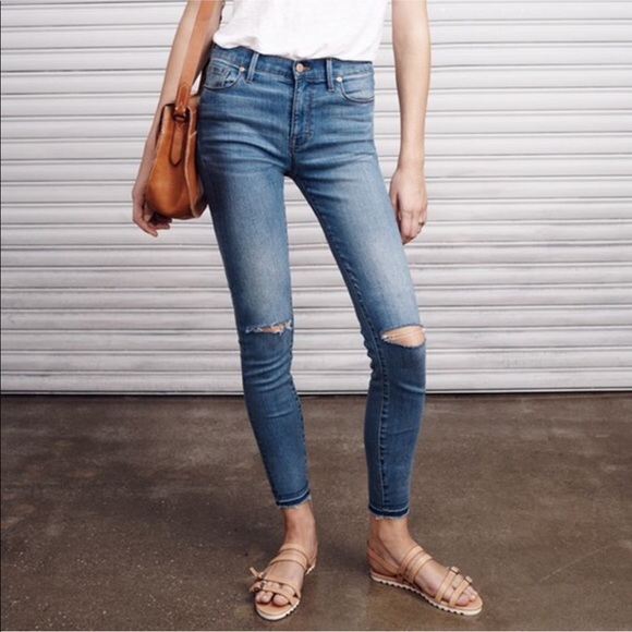 madewell drop hem jeans